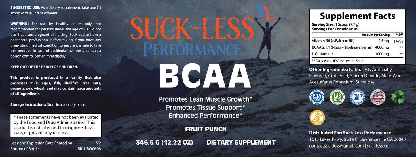 BCAA's - Fruit Punch