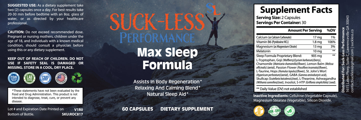 Max Sleep Formula