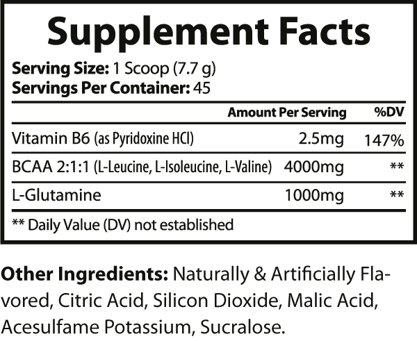 BCAA's - Fruit Punch