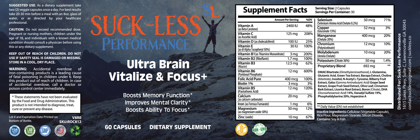 Ultra Brain Vitalize & Focus+