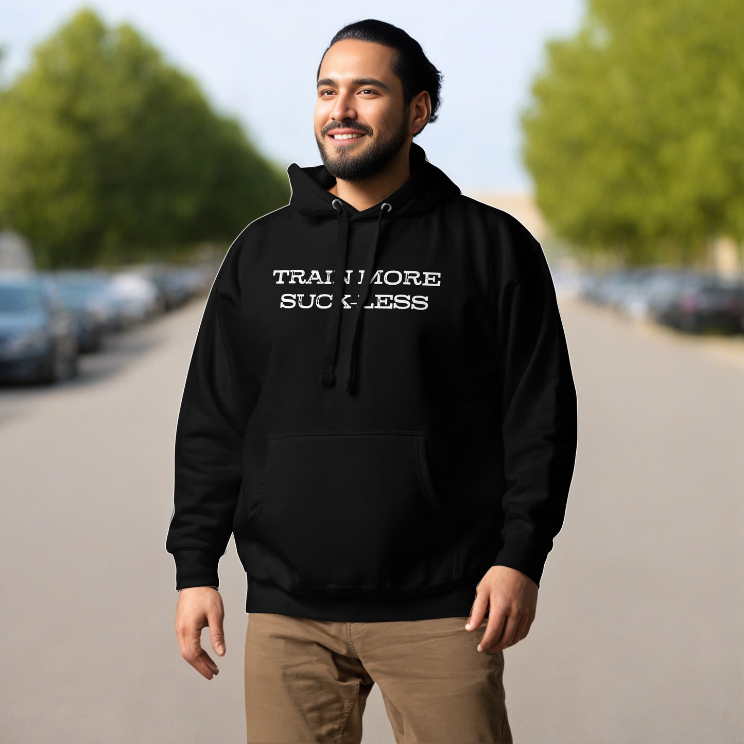 Train More Suck-Less Unisex Hoodie 1.0