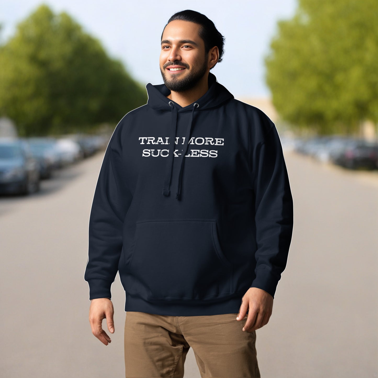 Train More Suck-Less Unisex Hoodie 1.0